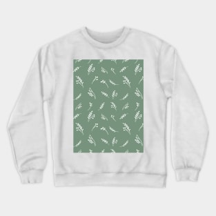 Pattern with herbs and flowers Crewneck Sweatshirt